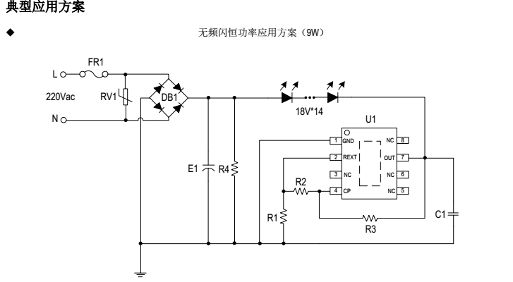 高壓線性恒流芯片方案SM2091E引用LED高壓燈帶方案問題分析(圖2) 鉦銘科SM2091E無頻閃恒功率應(yīng)用方案.png