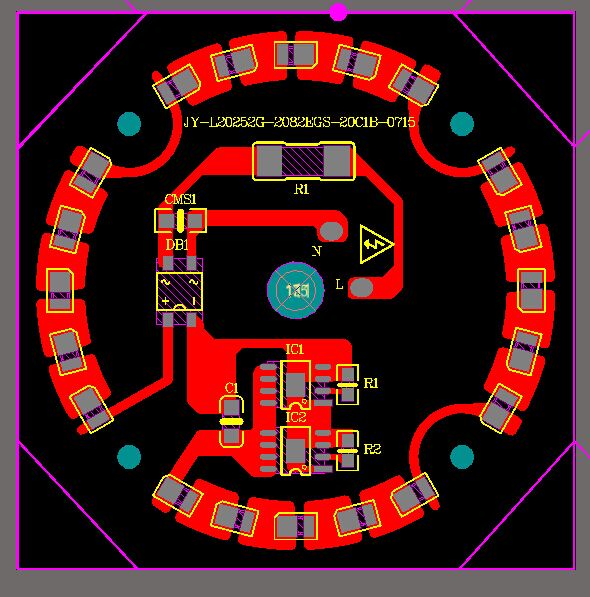 對比CYT1000AE,為什么更多人愿意使用這款高壓線性恒流icSM2082EGS?(圖2) 18w 2082egs高富帥方案圖.jpg